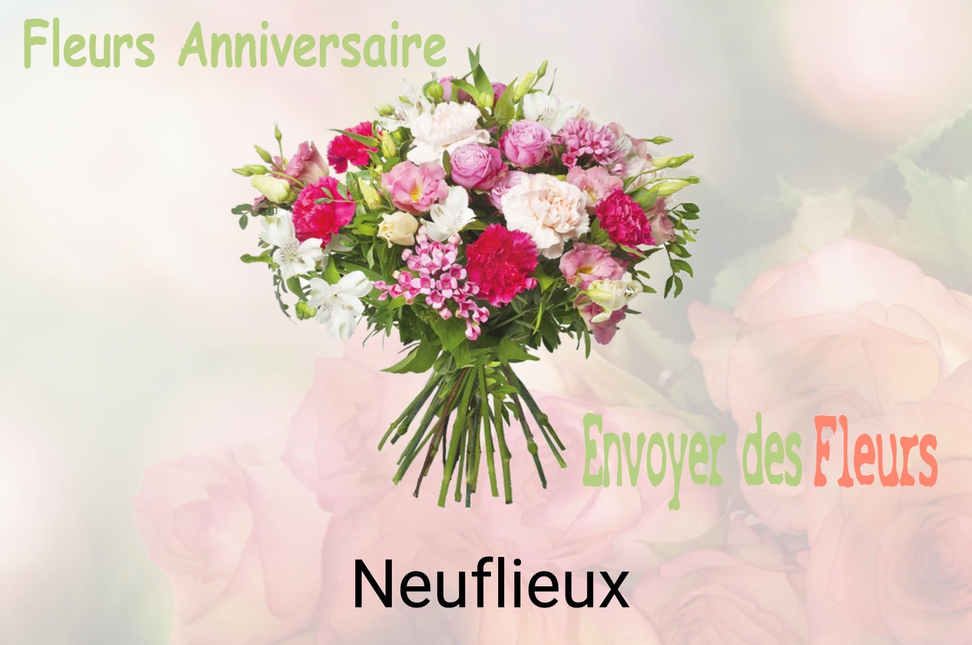 Bouquet de fleurs d’anniversaire livré à Neuflieux